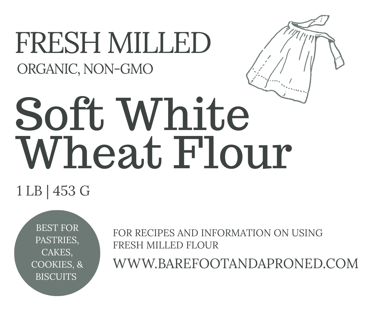 Organic, Non-GMO, Fresh Milled Soft White Wheat Flour - Image 2